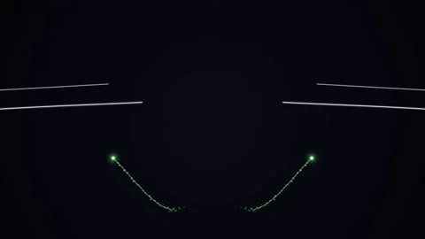 Futuristic Eye Animation with Glowing Lines. Stock Footage 329426197