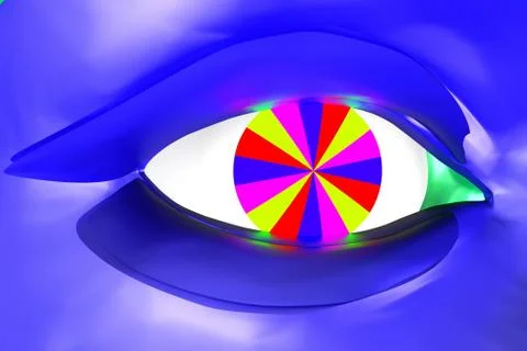 Futuristic eye Stock Photos