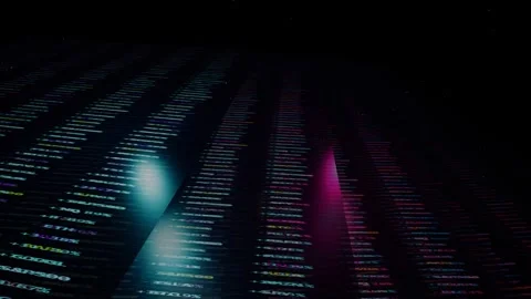 Futuristic Financial Stock Ticker Data Scrolling Animation Stock-Footage 343733004