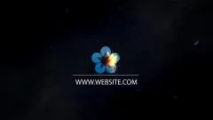 Futuristic Fire Logo Reveal Stock After Effects