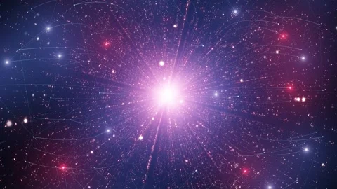Futuristic flicker dots cyber space science animation Stock Footage 337193336