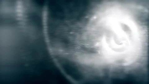Futuristic Floating Digital data - Numbers Telemetry Stock-Footage 195950501