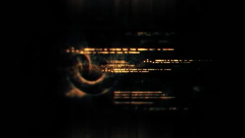 Futuristic Floating Digital data - Numbers Telemetry 库存影片 195951122