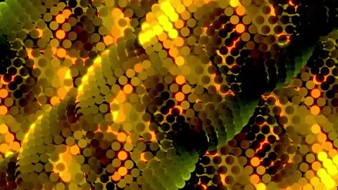 Futuristic Flow of Particles Rotating in a Spiral. 4K Video stock 295618630