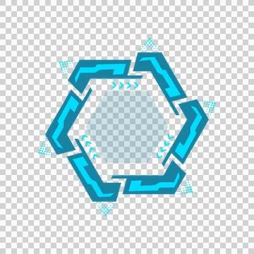 Futuristic frame gui conceptual layout hud element concept Stock Illustration