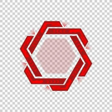 Futuristic frame gui conceptual layout hud element vector 스톡 일러스트