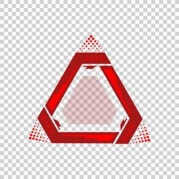 Futuristic frame gui conceptual layout hud element isolated イラスト素材