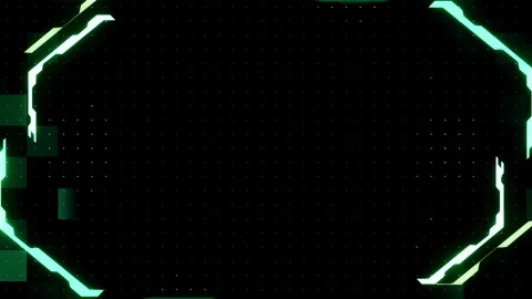 Futuristic frame HUD display background. Stock Footage 288512394