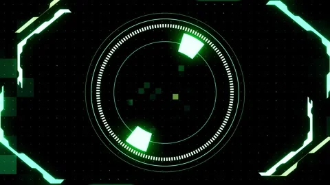 Futuristic frame HUD display background. Stock Footage 288512521