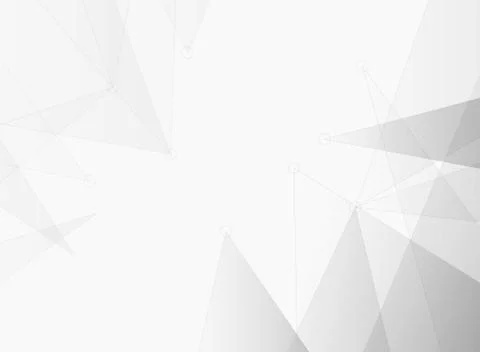Futuristic future technology of triangle gradient gray connect abstraction ba 库存插图