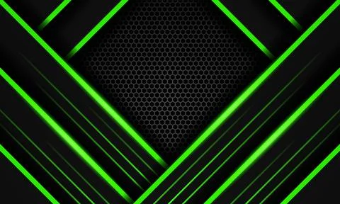 Futuristic Gaming Background with a hexagon pattern design with black and d.. Stock Illustration