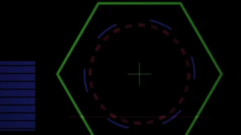 Futuristic gaming interface elements appear. Stock Footage 333924762