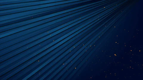 Futuristic geometric abstract striped motion background with golden dots Stock Footage 167203191