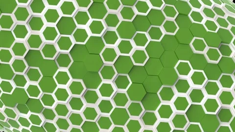 Futuristic Geometric Hexagonal Design: Abstract Animation Stock Footage 265907316