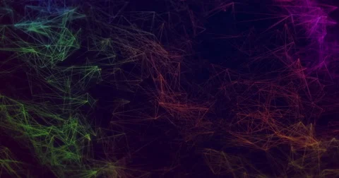 Futuristic Geometric Line Abstract Background - Creative Design Element. 库存影片 68418123