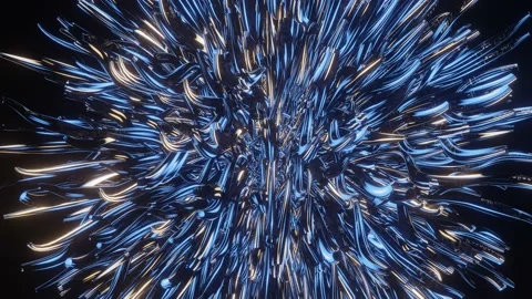 Futuristic Geometric Motion Tech Background Loop 4K Stock Footage 169243529