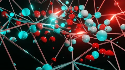 Futuristic Geometric Motion Tech Background Loop 4K Stock Footage 193049948