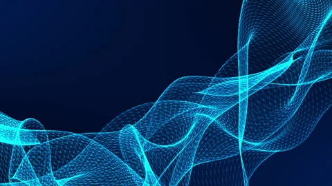 Futuristic Geometric Motion Tech Background Loop 4K Stock Footage 202076025