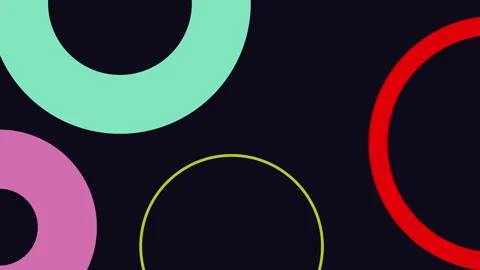 Futuristic Geometric Motion Tech Background Loop 4K Stock Footage 328143572