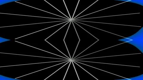 Futuristic geometric network background with flowing tech lines animation r.. Stock Footage 336771213