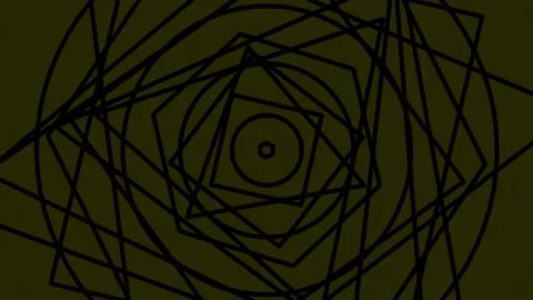 Futuristic geometric network pattern with glowing nodes and intersecting te.. Stock Footage 342205897