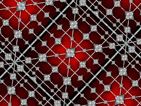  Futuristic Geometric Tech Pattern Digital technique collage style futuris... Stock Photos