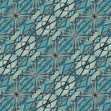 Futuristic Geometric Tech Pattern Digital art style futuristic or tech geo... Stock Photos