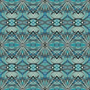 Futuristic Geometric Tech Pattern Digital art style futuristic or tech geo... Stock Photos