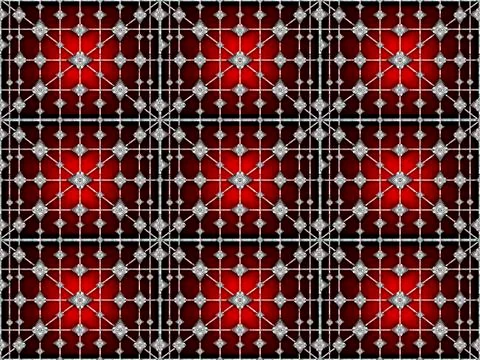 Futuristic Geometric Tech Pattern イラスト素材