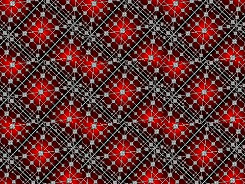 Futuristic Geometric Tech Pattern Stock Illustration