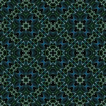 Futuristic Geometric Tech Pattern Stock Illustration