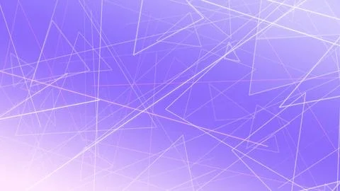 Futuristic geometric wireframe lines and translucent planes in purple and w.. Illustrazione stock