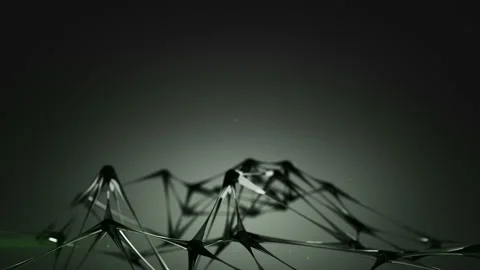 Futuristic glass microstructure 3D render loopable animation 4k UHD 3840x2160 Stock Footage 118354715