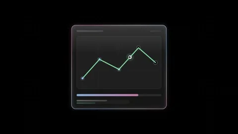 Futuristic glass user interface displaying route ETA with a sleek dashboard desi Stock Footage 341329360