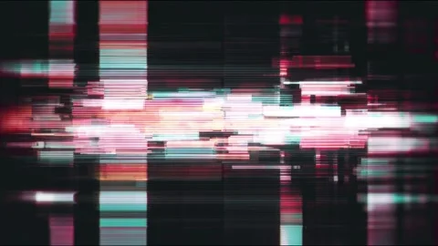 Futuristic glitch art background with abstract digital pixels and dynamic c.. Stock Footage 314459327