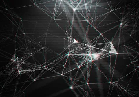Futuristic Glitch background. Abstract pixel noise glitch error video damage Stock Illustration