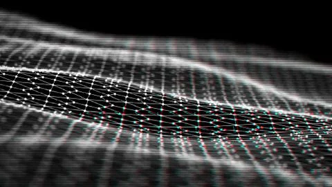 Futuristic Glitch background. Abstract pixel noise glitch error video damage Stock Illustration