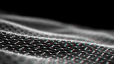 Futuristic Glitch background. Abstract pixel noise glitch error video damage Stock Illustration