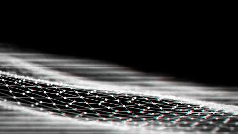 Futuristic Glitch background. Abstract pixel noise glitch error video damage Stock Illustration