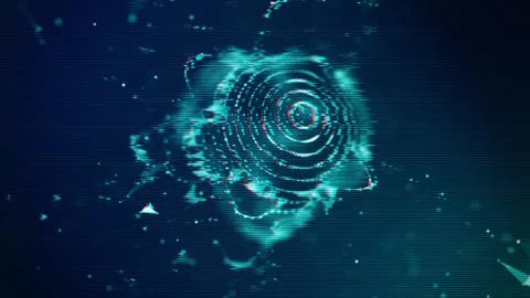 Futuristic Glitch background. Abstract pixel noise glitch error video damage Stock Illustration