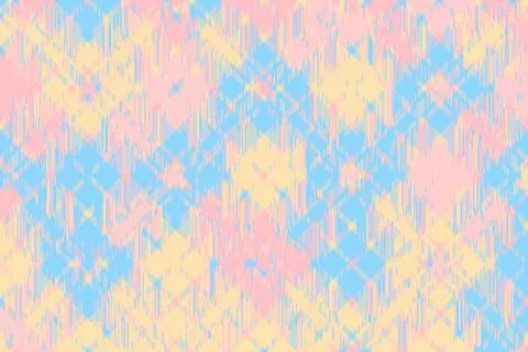 Futuristic glitch background with jagged squares, chaotic lines, and neon a.. Stock Illustration