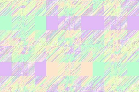 Futuristic glitch background with precise fragmented grids and shifting str.. Stock Illustration