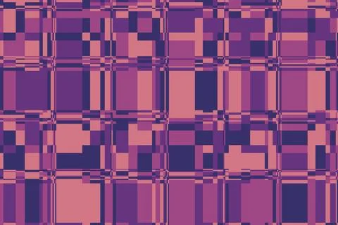 Futuristic glitch background with shifting stripes and fragmented squares f.. Illustrazione stock
