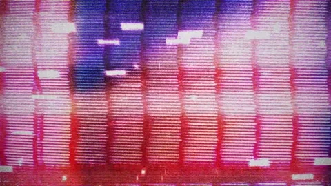 Futuristic Glitch Distortion Motion Stock Footage 327963455