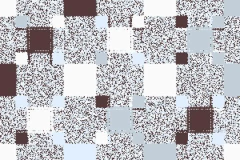 Futuristic glitch pattern with broken lines and layered noise. The grunge f.. 库存插图