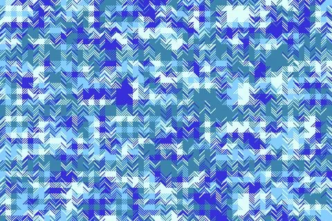 Futuristic glitch pattern with organized chaos and layered depth. The desig.. Stock Illustration