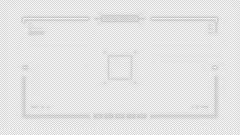 Futuristic glitchy HUD aim. Stock Footage 267726341
