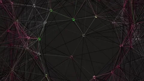 Futuristic Global Data Connection Lines Abstract Technology Background Stock Footage 341055995