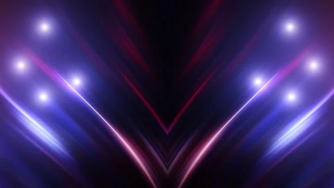 Futuristic glow light and lines motion looping pattern Stock Footage 337735099
