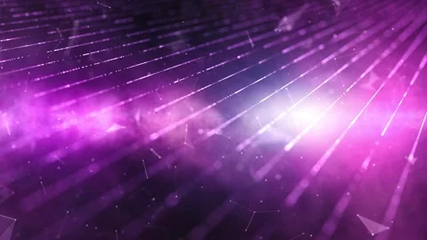 Futuristic glow lines digital tech metaverse looping network Vídeo Stock 337660794